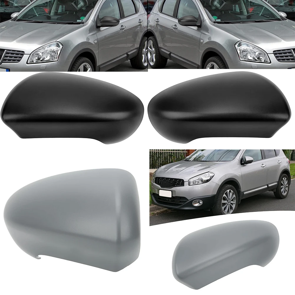 Door Wing Mirror Cover Left Side Compatible For Qashqai X-Trail J10 2007-2014 Automobile Rear View Mirror Housing Covering Cap