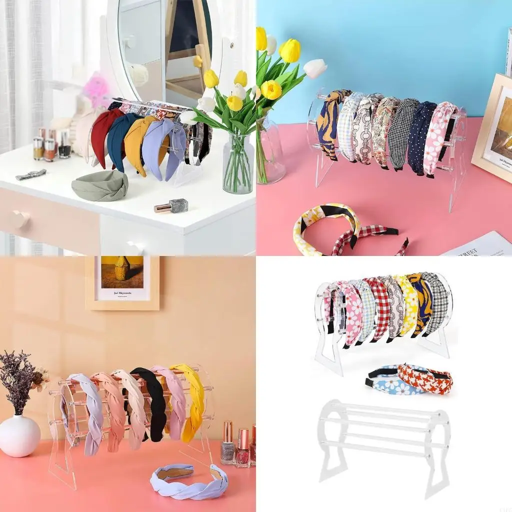 

Акриловый держатель для повязки на голову, съемная прозрачная подставка для подарков для девочек-подростков и женщин