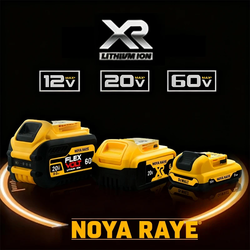 Originální baterie 9Ah/6Ah/2Ah 60/20V pro DeWalt DCB184 DCB200 DCF892 DCF845 DCF850 DCF911 DCD800 DCD805 - náhled 6