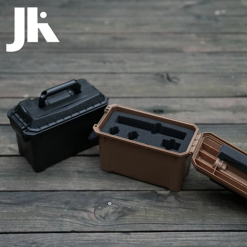 Shockproof Dustproof ABS Plastic Tool Box Tactical Bullet Secure Box Outdoor Lightweight Portable Suitcase