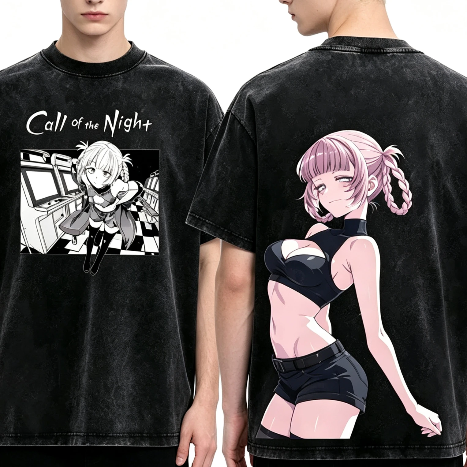 Summer Hot Sale Summer Call of The Night Anime Graphic T-Shirt Unisex Vintage Hip Hop T-shirt Breathable and Comfortable Clothes