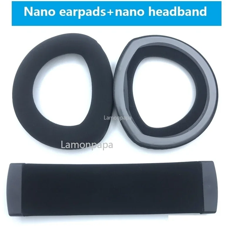 وسادات أذن من جلد الغنم للاستبدال لسماعة Sennheiser HD800 HD800S أغطية رأس نانو للأذن وسادة لسماعة Sennheiser HD800S