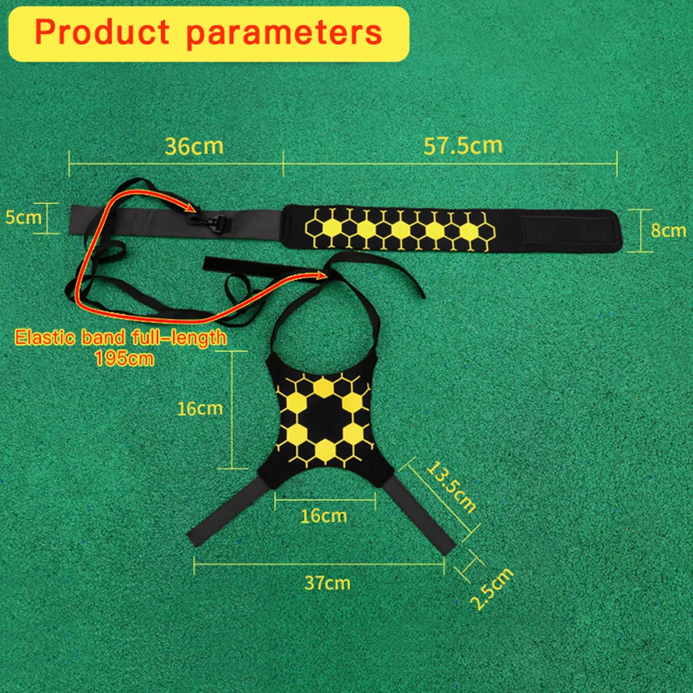 Футбольный тренировочный пояс, регулируемый тренировочный пояс для футбола Solo, футбольный тренировочный пояс, оборудование для футбольных