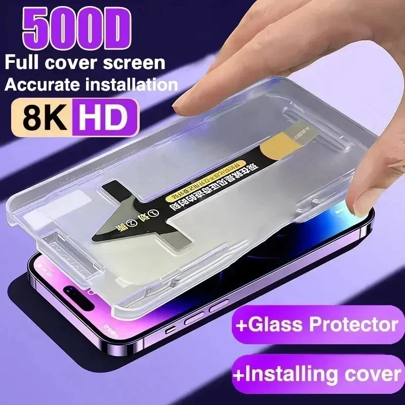 For OPPO Find X8 Pro Film Find X5 X6 X3 Pro X7 Ultra Reno 11 12 Tempered Glass Oneclick Easy Automatic install Screen Protector