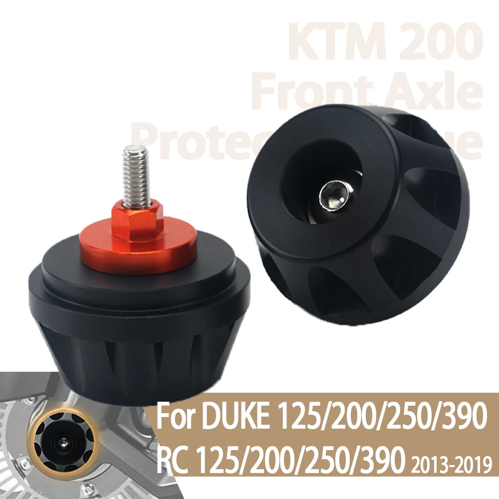 

Front Fork Wheel Crash Pads Falling Protection Motorcycle Frame Crash Sliders For KTM DUKE 125 200 250 Duke390 RC125 RC200 RC250