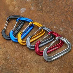 Outdoor Ascend Aluminum Security Master Lock Professional Carabiner Climbing Key Hooks Mountaineering Protective Equipment