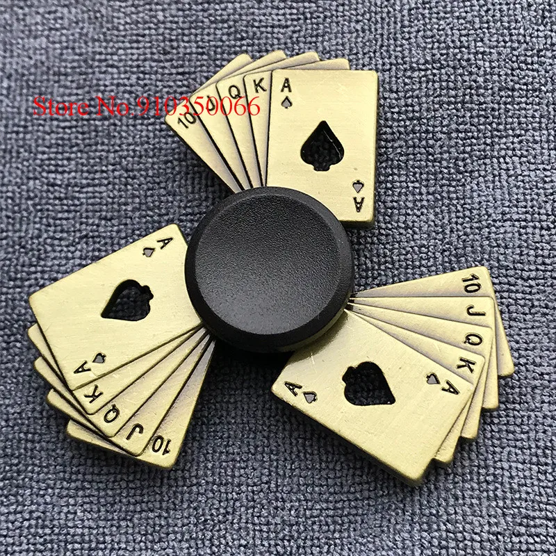 Creative Fidget Spinner Metal Anti-Anxiety Toy for Children Focus Relieves Stress ADHD Finger Spinner Boys Adult Birthday Gift