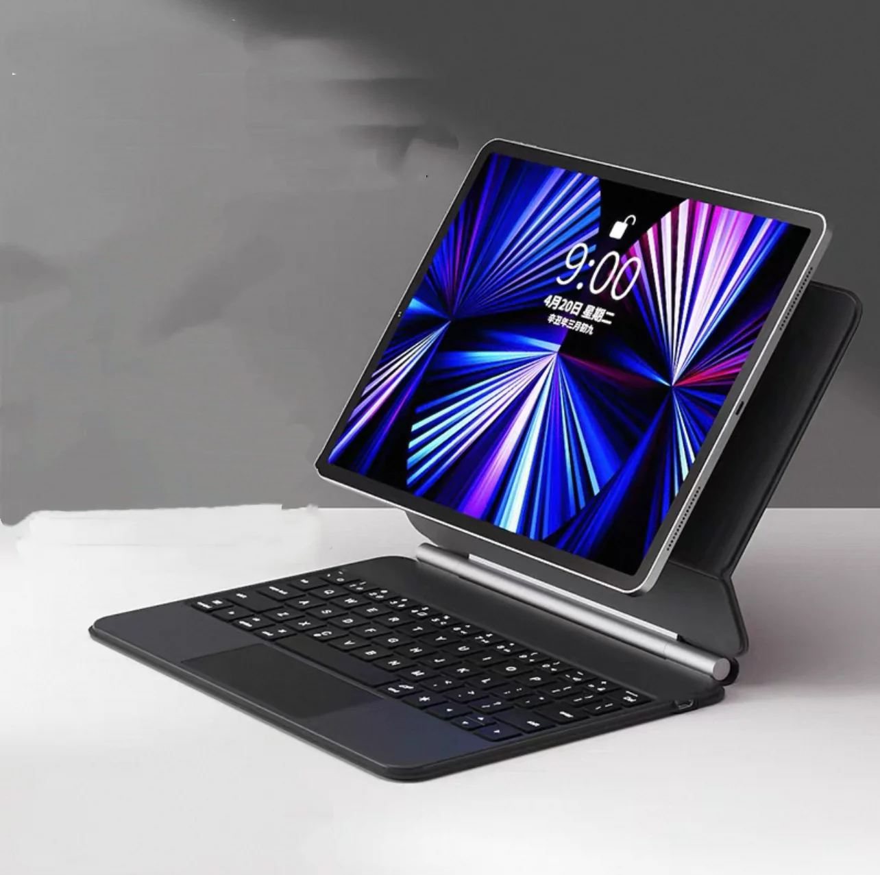 Magic Keyboard es adecuado para la cubierta protectora de la tableta iPad, la funda de succión magnética, el tacto flotante