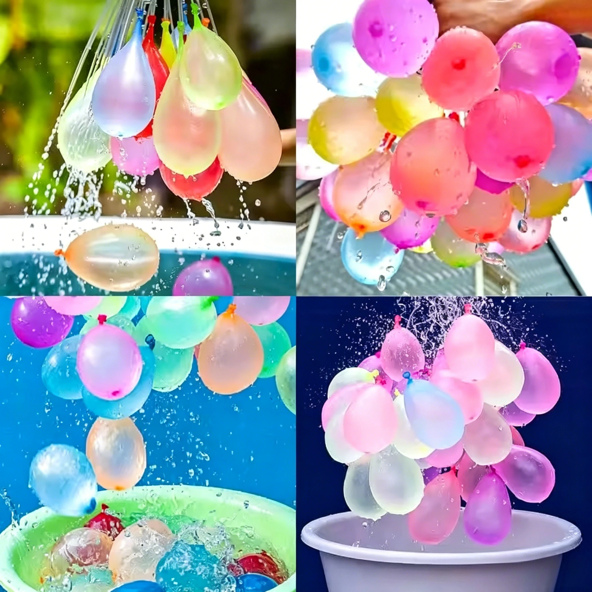 Self-Sealing Water Balloons, Colorful 111/333Pcs Rapid Fill Water Balls for Summer Parties, Beach Pool Water Fight Activities - view 5