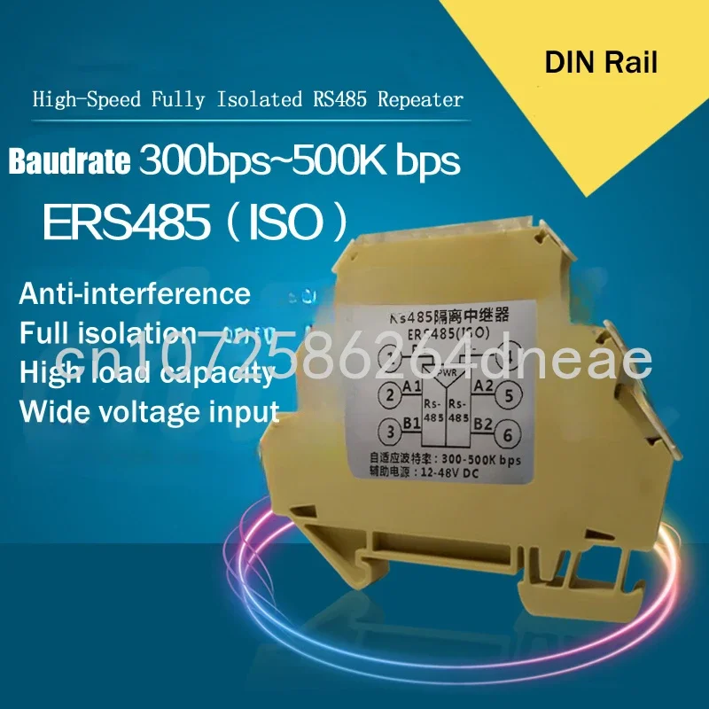 

Industrial Grade High-speed RS485 Repeater, Isolated DIN Rail Installation, Ultra-wide Power Input