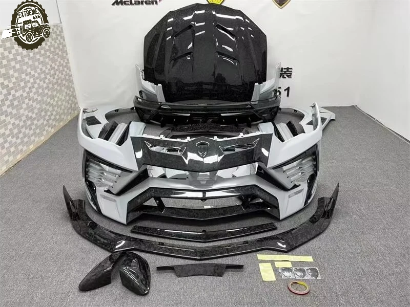 For Lamborghini Urus Bodykit Facelift Msy Style Car Bumper Side Fender Rear Spoiler Exhaust Tip Forged Carbon Fiber Body Kit