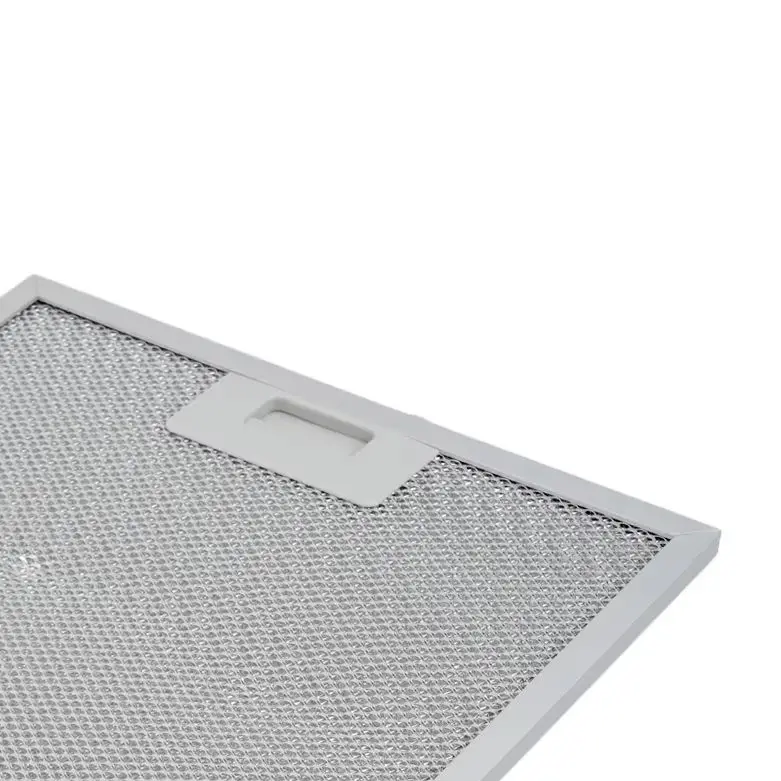 Aluminum Mesh Filter Cooker Hood Filters Washable Grease Filter 5 Layers Aluminum Grease Silver Kitchen Ventilation