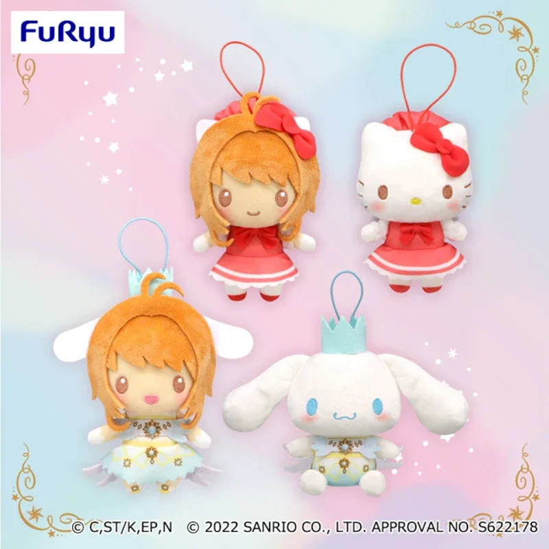 

In Stock Original Furyu Sanrio Kuromi Card Captor Sakura Kinomoto Sakura Plush Toy Anime Stuffed Plush Model Toy for Kid Gift