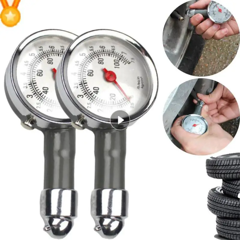 Car Tire Pressure Gauge Tyre Deflation Pointer Auto Tire Inflation Pressure Gauge Measurement High Precision Meter Detector Tool