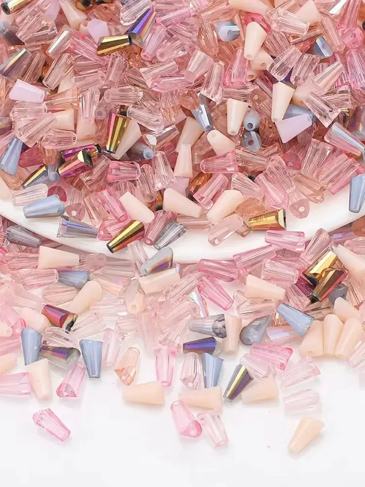 Tour conique autrichienne exquise, perle de cristal 4x6mm/120 pièces, perles de couleur cristal, bijoux, accessoires de collier, bracelet à bricoler soi-même