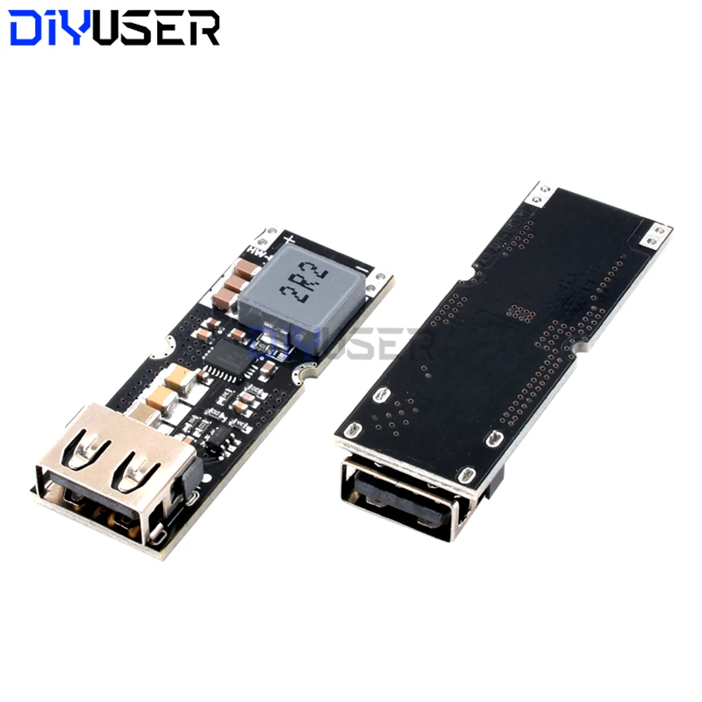 TPS61088 Boost Fast Charging Power Module, Mobile Phone QC Fast Charging 3.2V, 3.7V, 4.2V to 5V, 9V, 12V