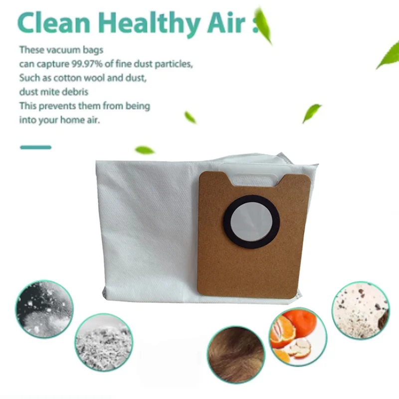 

ABRW-10PCS For Ecovacs Deebot Y1 Plus Robot Vacuum Cleaner Parts Dust Bag Dust Bin Garbage Bag Vacuum Bag Accessories