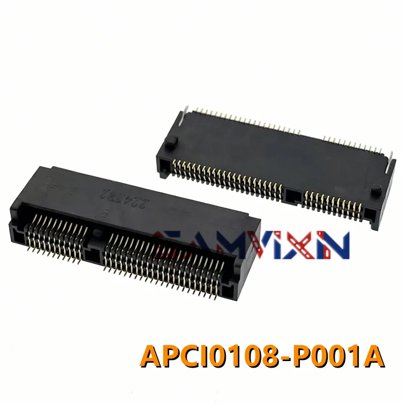 APCI0108-P001A (10pieces) M.2 NGFF E Key Socket 67Pin Horizontal SMD 4.2mm Height for WiFi Bluetooth Card, Originl In Stock