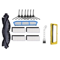 ABGG-Replacement Roller Brush Side Brushes HEPA Filters Compatible For Ilife A4 A4S A40 Robot Vacuum Cleaner Accessories