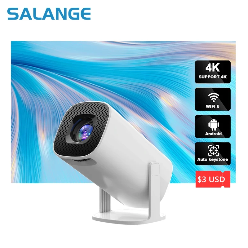 

Salange P30 Projector Free-Style LED Home Theater for Samsung Xiaomi IOS Android Phone 720P Outdoor 1080P 4K Supported HDMI USB