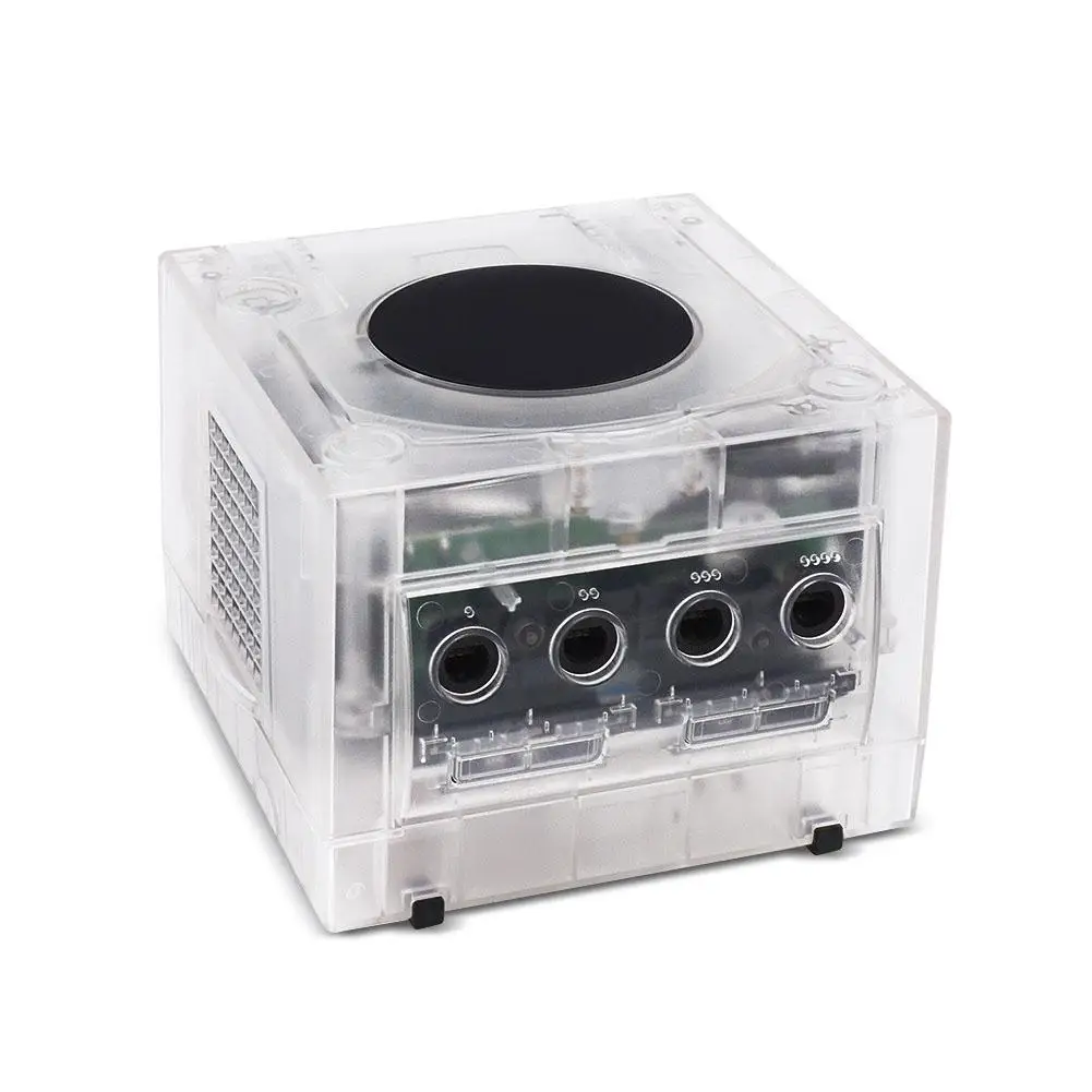 Replacement Case for NGC Game Console Clear Shell Case for NGC Dol-001/Dol-101 Accessories Modified Skin Case Decoration
