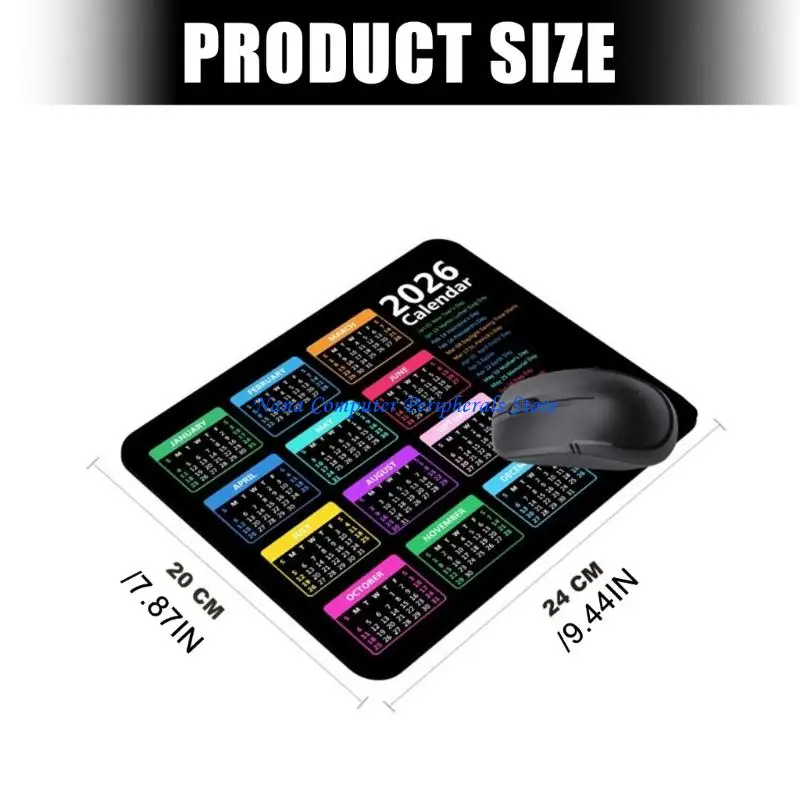 لوحة ماوس ألعاب F68C 2026 للمكتب بتقويم كامل وقاعدة مضادة للانزلاق مريحة #6