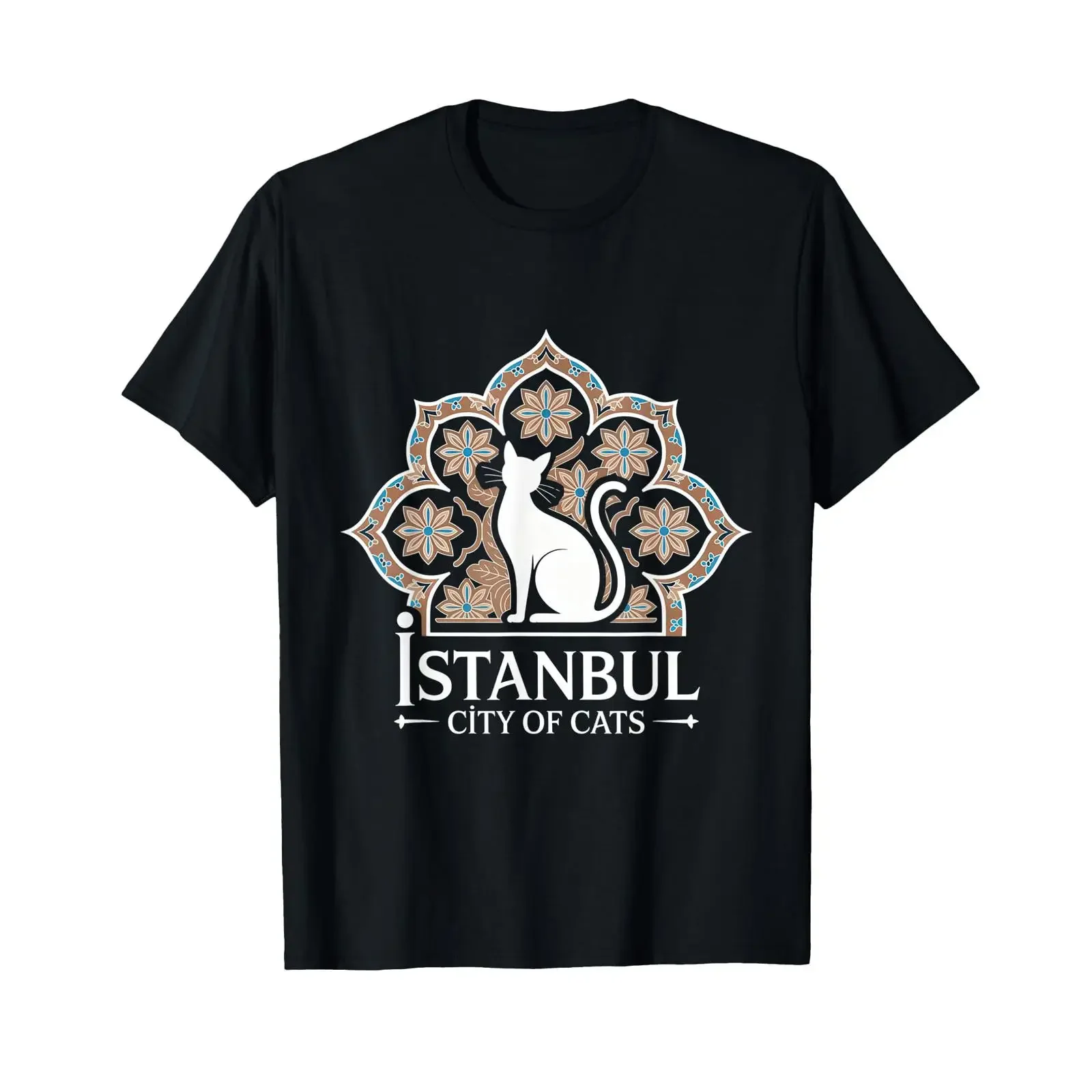 Istanbul City of Cats Turkish Heritage Hagia Sophia Turkey T Shirt vintage Washed fashion Casual Stretched homme Breathable