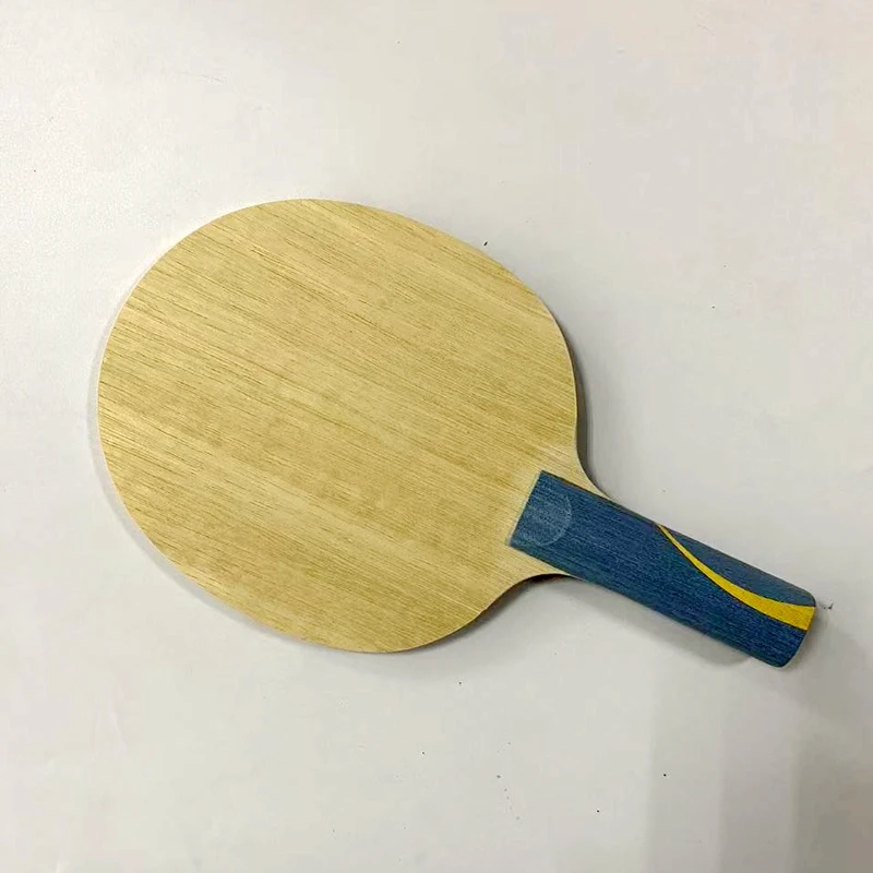 DIY W968 Hurricane Long V Tischtennisschläger Offensiver Pingpong-Schläger Gelb & Schwarz Mischfaser ARYL Carbon Klinge für Sport – Detail 10