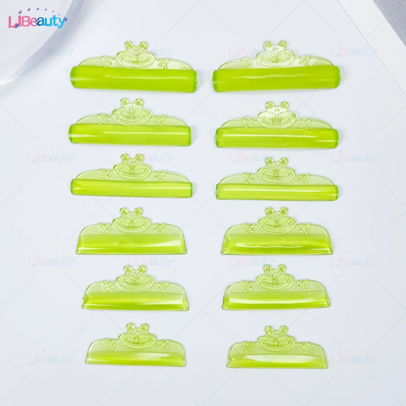 Libeauty 6 Pairs C And L Curl Silicone Eyelash Perm Rod Sticky Lash Lift Pad Lifting 3D Eyelash Curler Accessories Makeup Tools