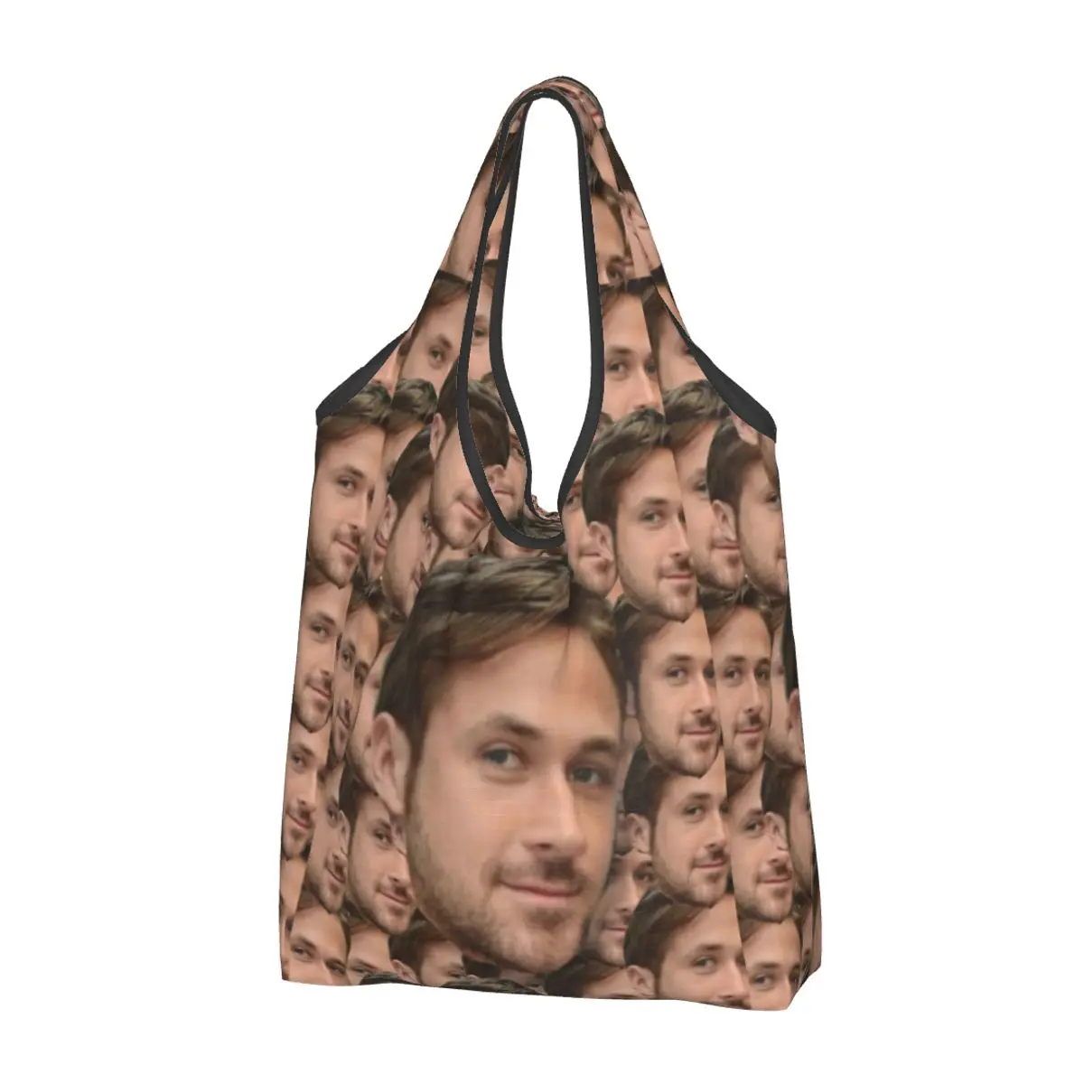 Bolsas de compras reutilizables para comestibles, bolso de mano lavable de gran capacidad, ideal para reciclaje