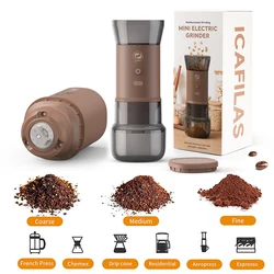 Electric Coffee Grinder 5 Core Grinding Burr Adjustable Fit Home Barista Espresso Grinder Machine SUS 420 Stainless Steel