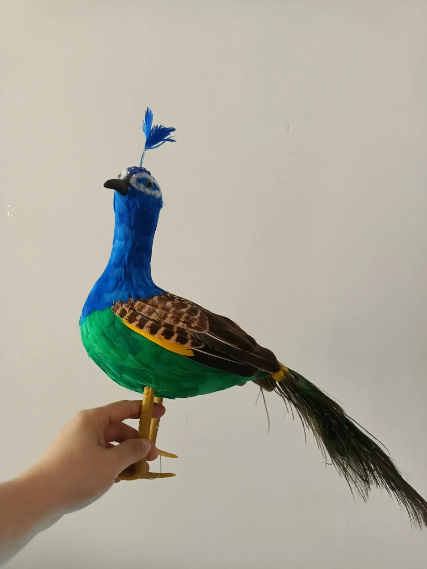 colorful simulation foam and feathers peacock model home decoration about 45cm a2779