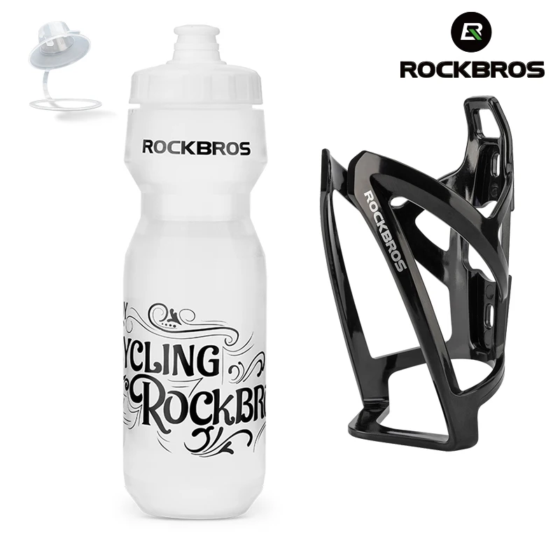 ROCKBROS Bike bidon 750ml butelka rowerowa z uchwyt Outdoor Sport przenośny czajnik rowerowy butelka wody Drinkware