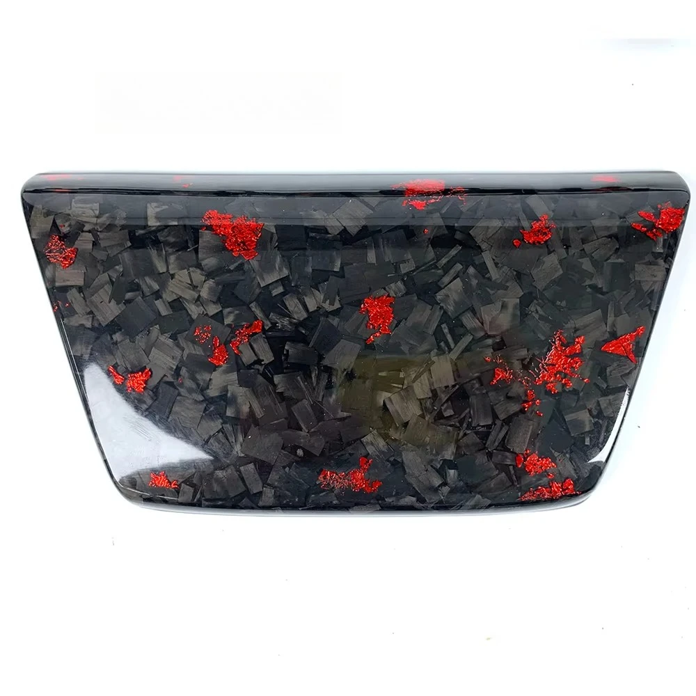 Red Forged Carbon Fiber Wholesale Central Control Auto Interior Part Interior Trim for  Accord 10th Generation 2018-2022
