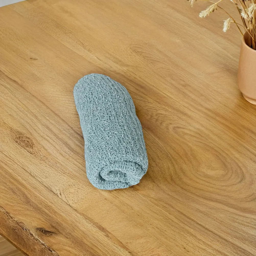 

2Pcs Newborn Photography Wrap Soft Stretchy Breathable Swaddle Blanket for Baby Photoshoot Unisex Infant Photo Prop