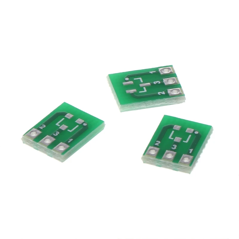 10 Pcs Double-Side SOT23-3 To DIP SIP3 Adapter PCB Board DIY Converter