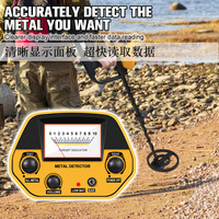 MD5090 Metal Detector underground Metal Detector Outdoor Treasure Hunting Yellow Archaeological High Sensitivity Treasure Radar