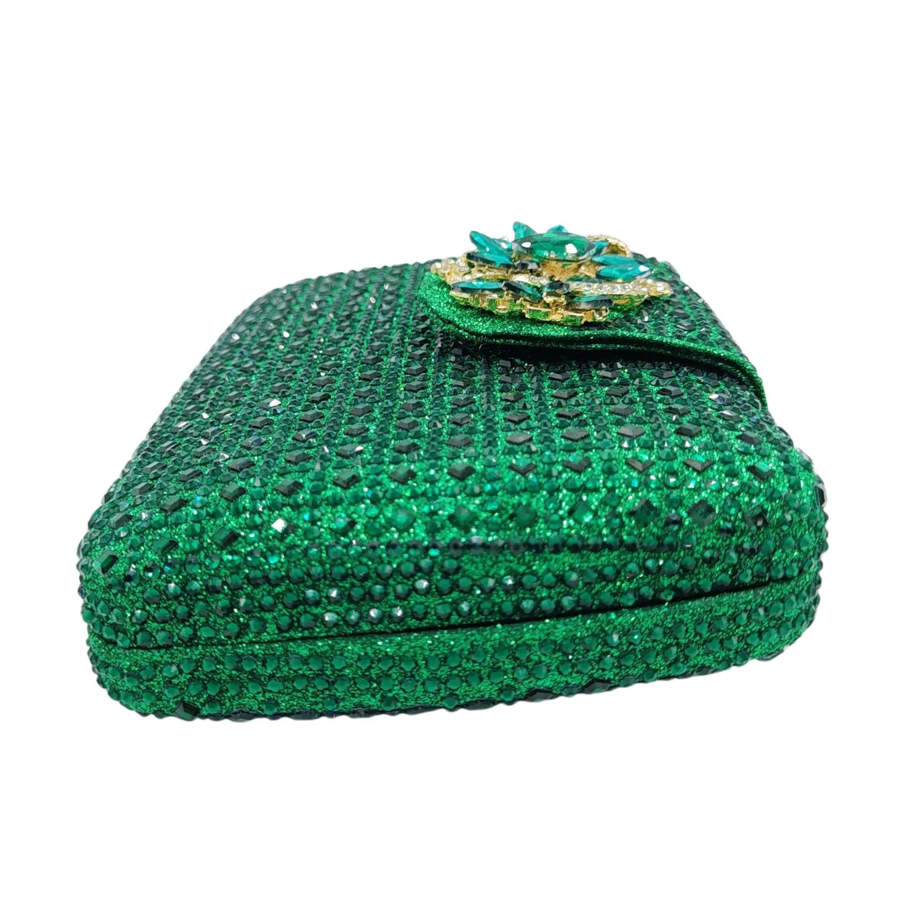 Women New Diamond Studded Dinner Bag Check Perm Full Of Diamond Banquet Queen Crown Shoulder Clutch Party Bag