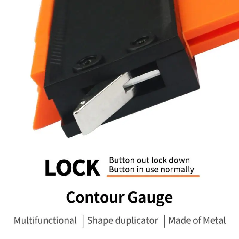 Contour Gauge Tool Super Gauge Shape And Outline Tool Adjustable Multi Angle Ruler Profile Duplicator Wood Marking Tool