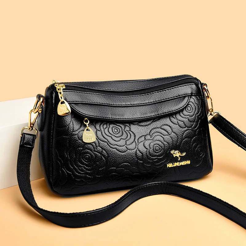 

High Quality Pu Leather Shoulder Crossbody Bag for Women Luxury Handbags Women bags Large Capacity Tote Messenger Bags New