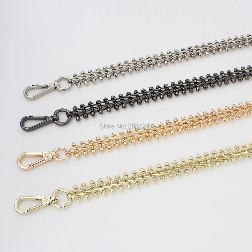 17mm 4 colors personality  diy manual chain electroplating female chain bag with bag  single buy Package hardware accessories