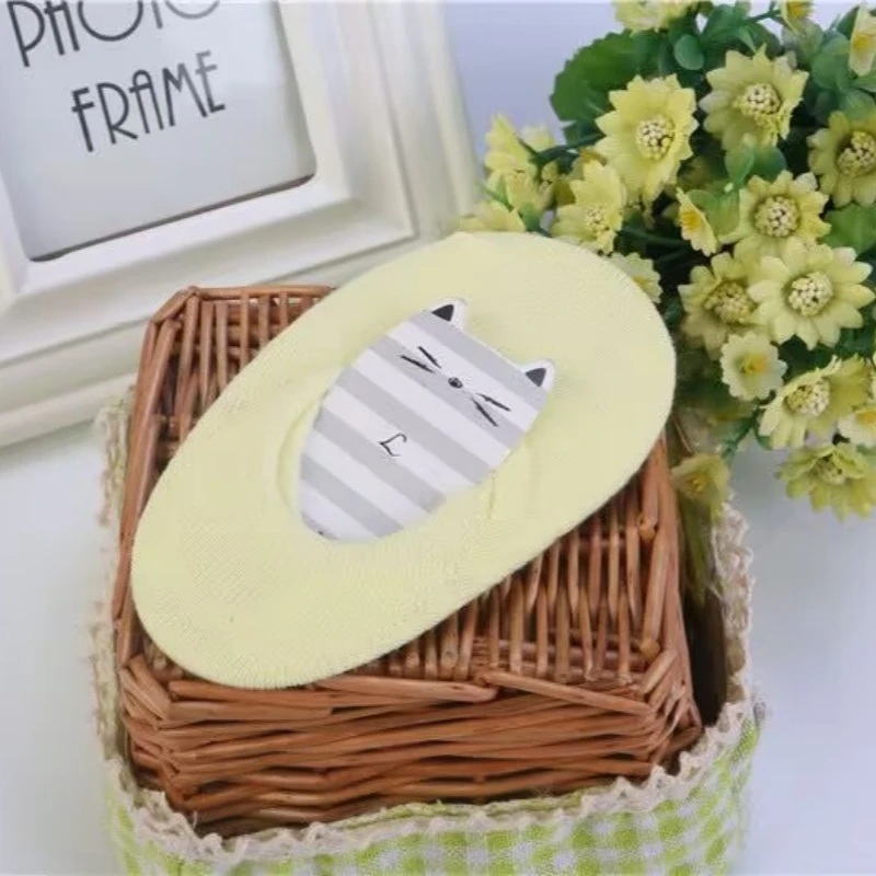 5pair/Lot Spring/Summer Baby Socks Summer Socks Baby Boat Socks/Invisible Socks Solid Color 0 To 4 Years