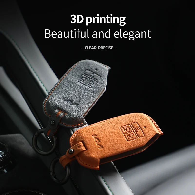 

Alcantara Suede Car Remote Key Case Cover Shell For Kia 2021 Carnival 2022 K5 K3 K4 Sportage Sedona Carnival