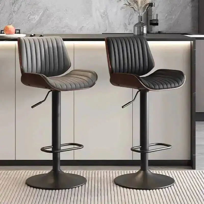 

Bar Adjustable Luxury Chair Minimalist Comfortable Elegant Premium Bar Chair Trendy Nordic Taburetes De Bar Modern Furniture