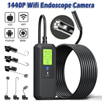 8mm 1440P Dual Lens Wifi Video Piping Sewer Endoscope Inspection Camera For Android Iphone Ios Cars High Quality Industrial