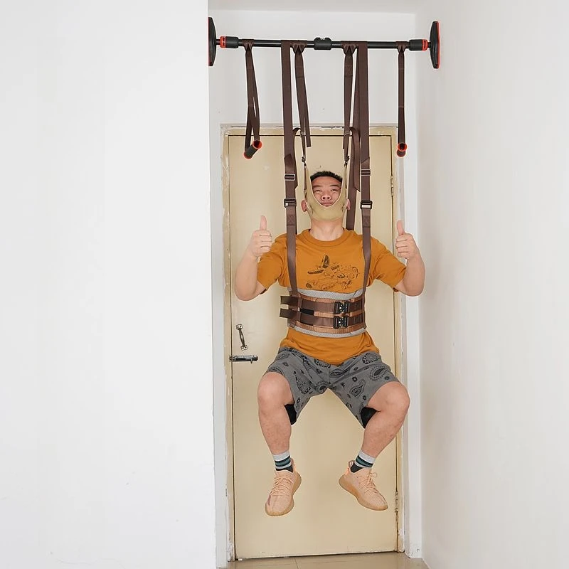 

60/2000 Cervical Traction Belt Suspension Neck Stretching Frame Home Correction Popular Therapy Outdoor Treatment Cervical Chair