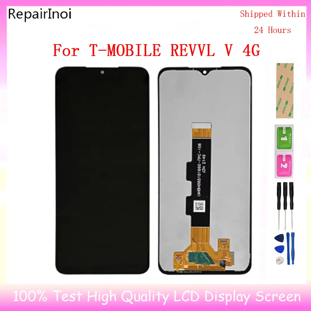 

Оригинальный ЖК-экран для T-Mobile REVVL V 4G, сенсорная панель, дигитайзер для T-Mobile REVVL V 4G, замена дисплея