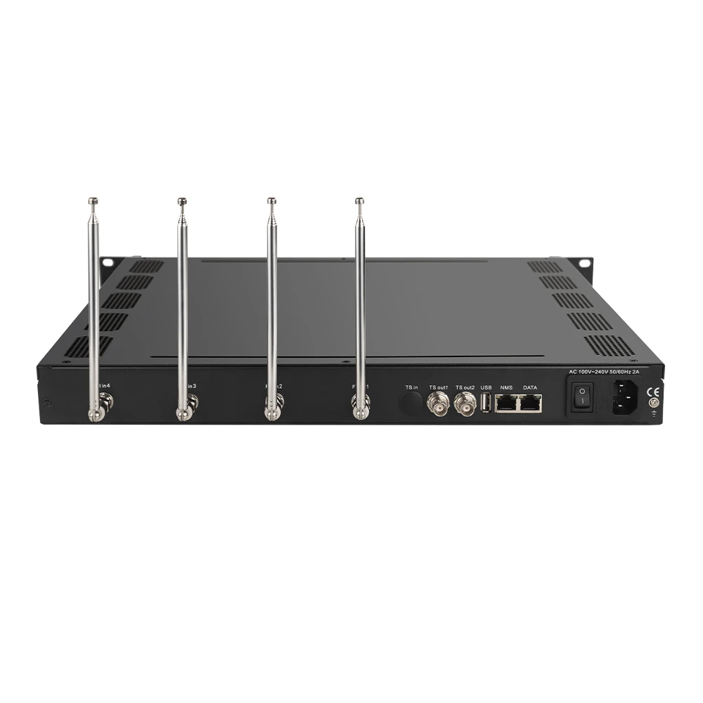 Softel 8 Audios Processor Equipment High Capacity Integration Tuner Audio to Digital TS FM Receiver