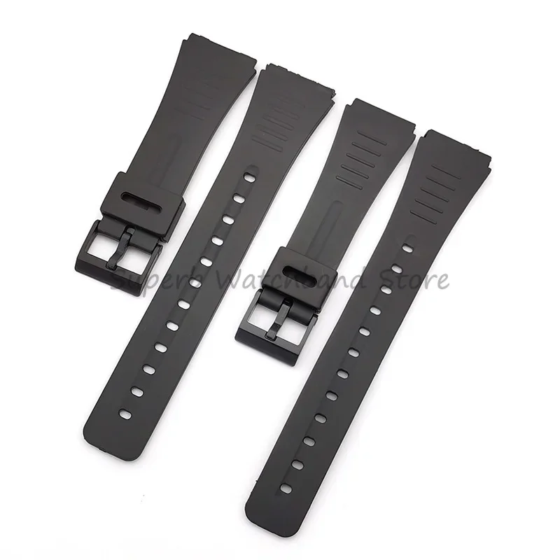 카시오 워치용 송진 시계 밴드, 클래식 스타일 실리콘 범용 스포츠 시계 밴드, 남성용 시계 액세서리, 20mm, 22mm