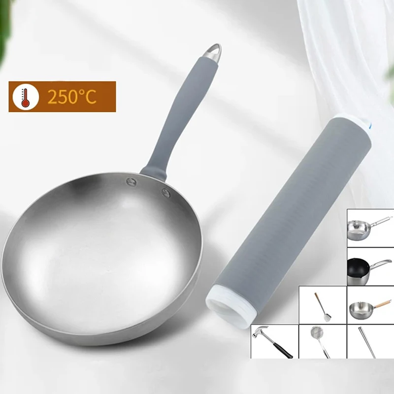 New Heat-Resistant Silicone Frying Pan Handle Sleeve; Anti-Scald Pot Protector Cover. view 2